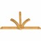 Ekena Millwork Redmond Rough Sawn Timber Gable Bracket, Western Red Cedar, 108"W x 68"H x 4"D x 6"F, 15/12 Pitch GBW108X68X0406RED00RWR - alternate 3